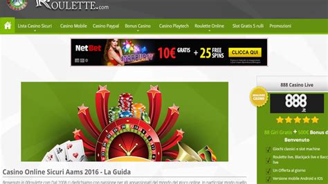 casino online sicuri aams.